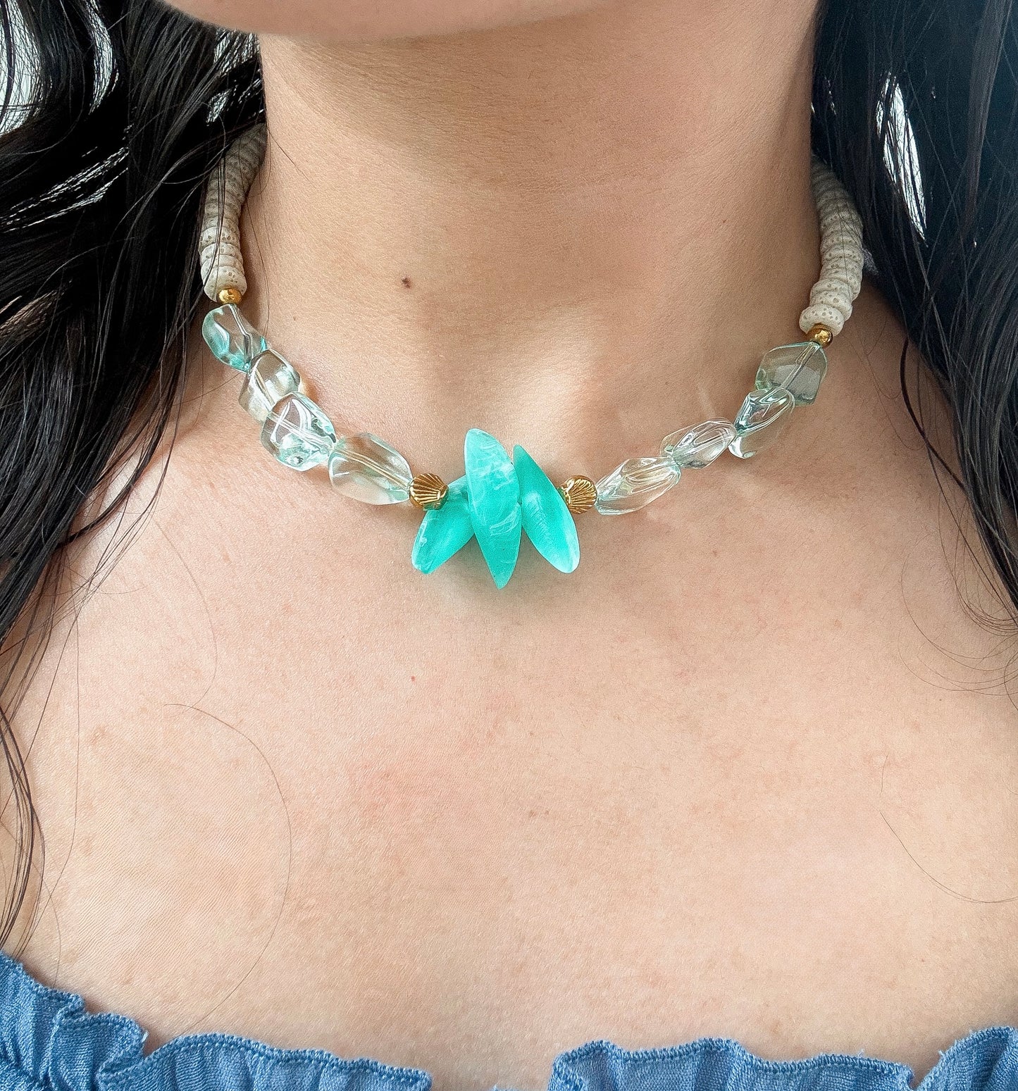 Collar de cuentas Turquesa | Collares de verano