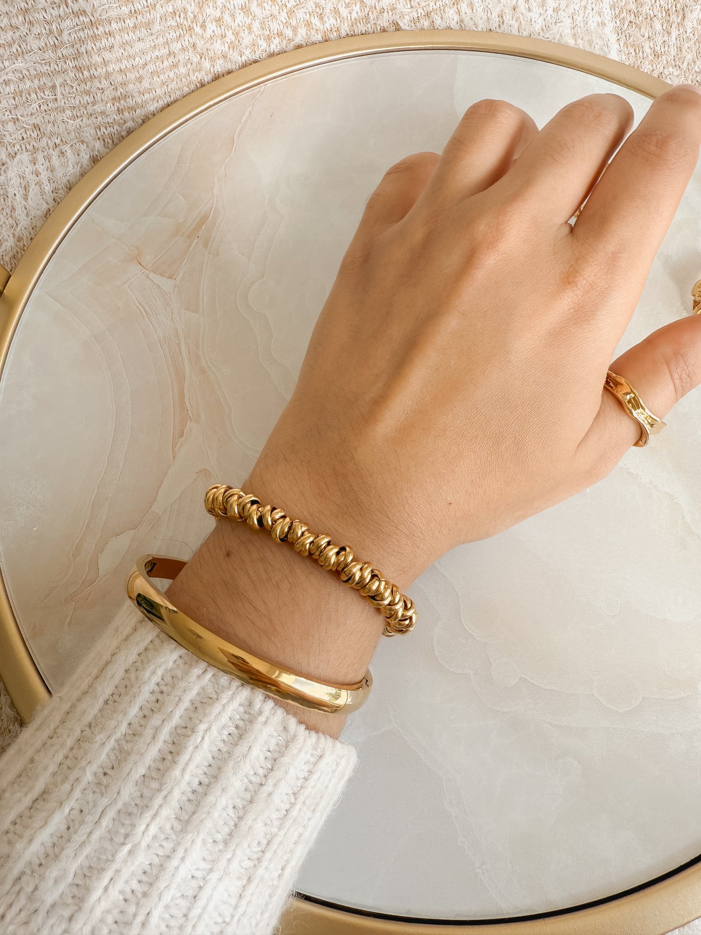 Pulsera con cuencas