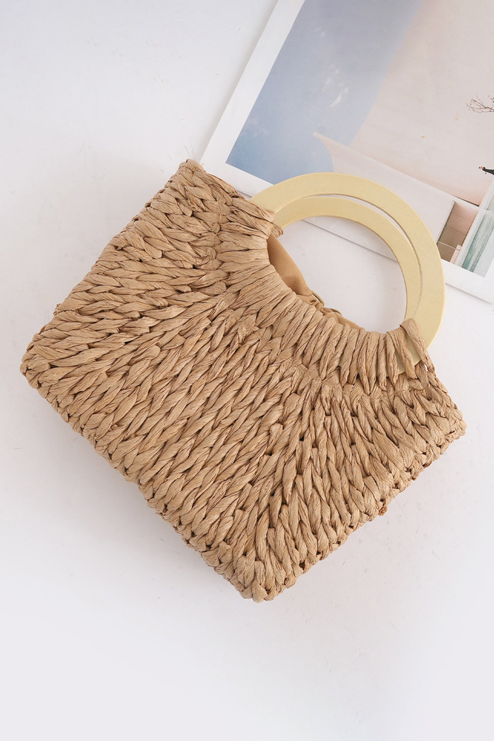 Bolso tejito de paja