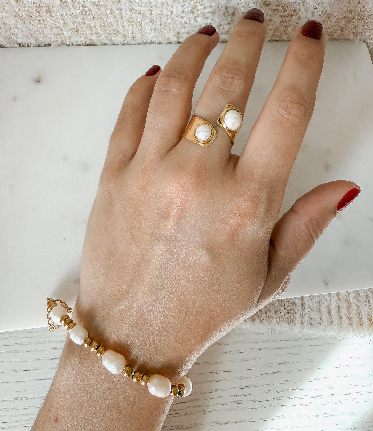 Set Noemi - Pulsera + Sortija ajustables