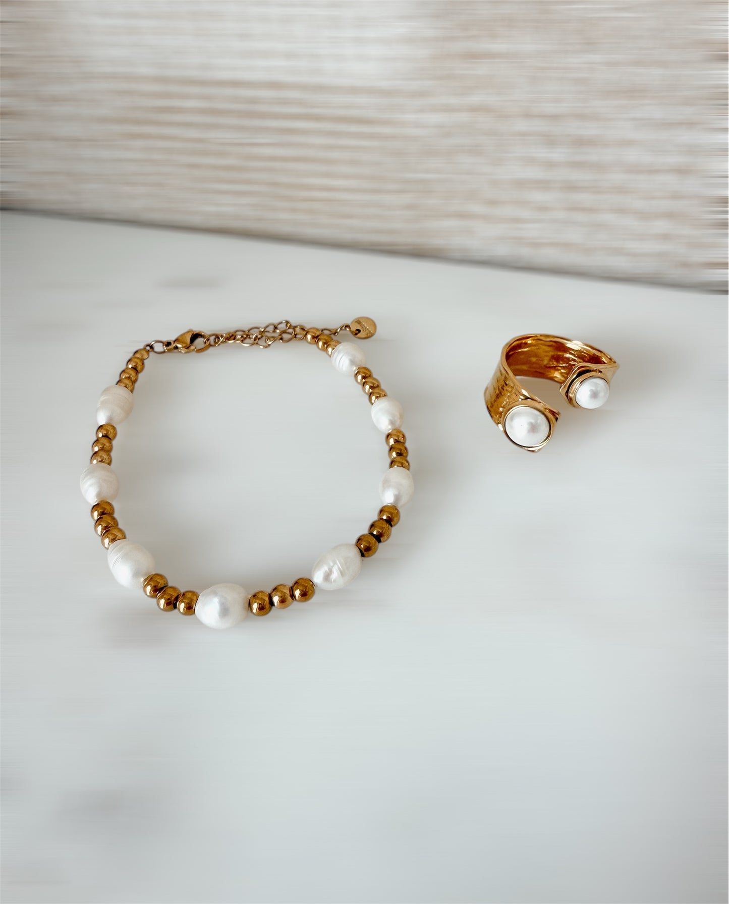 Set Noemi - Pulsera + Sortija ajustables