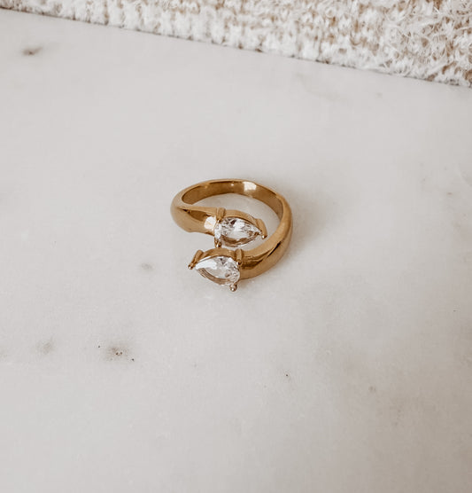 Sortija Dayna - abierta talla 7