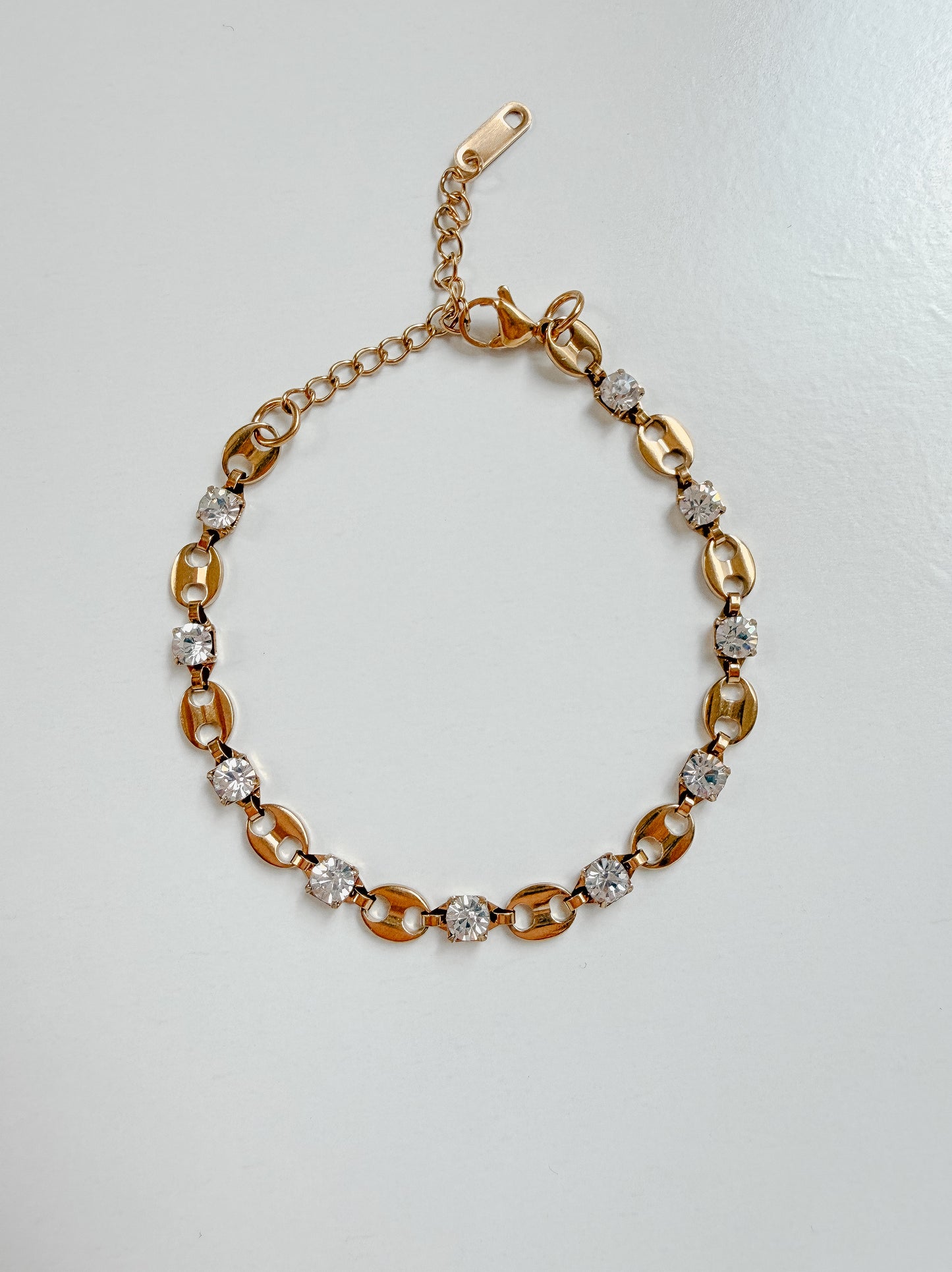 Pulsera coffee beans con diamantes