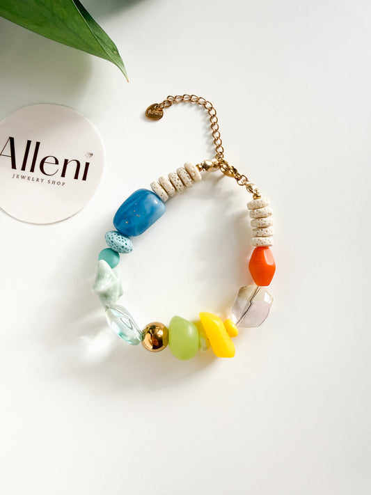 Pulsera hecha a mano | Pulsera de colores para verano