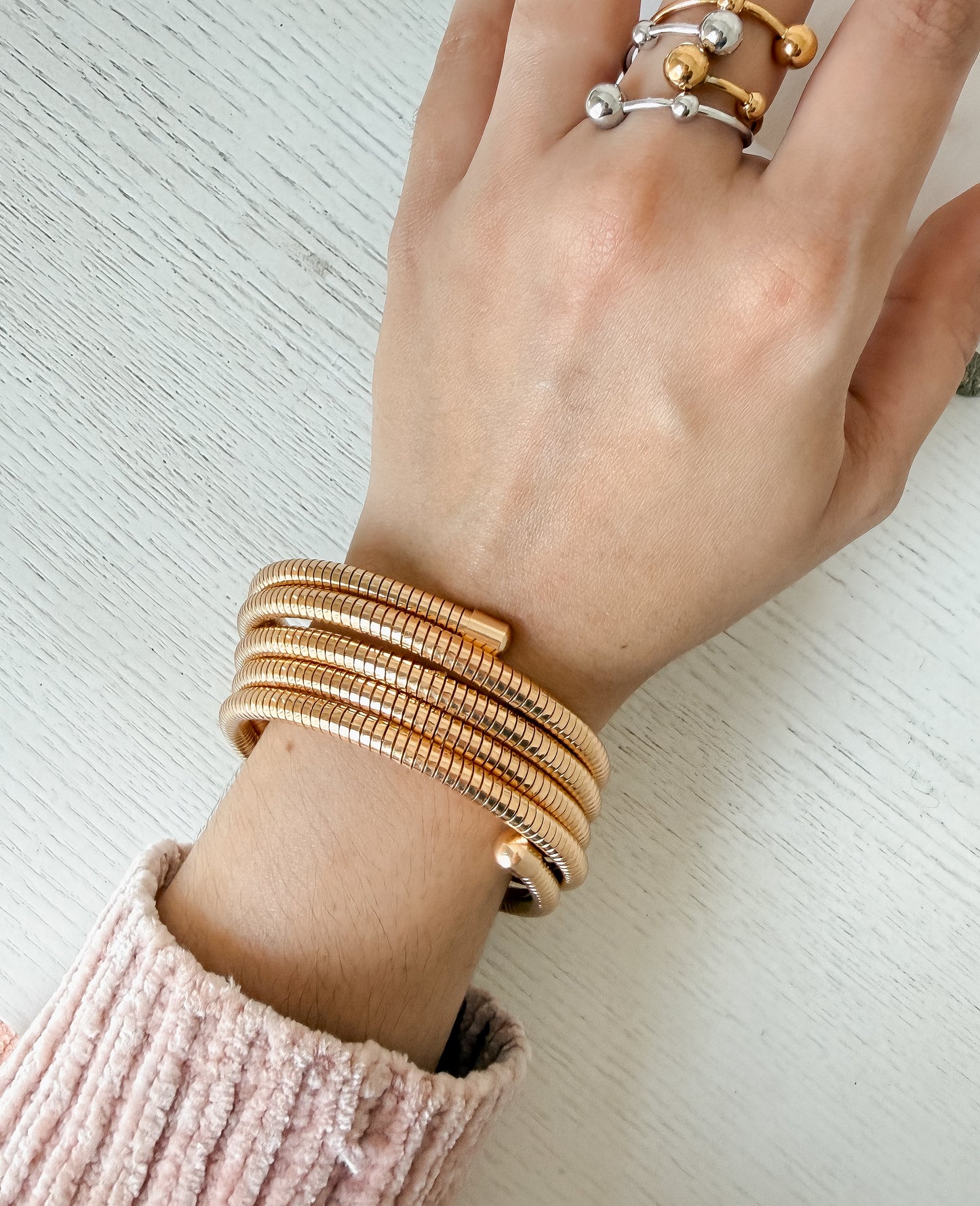 Brazalete en capas
