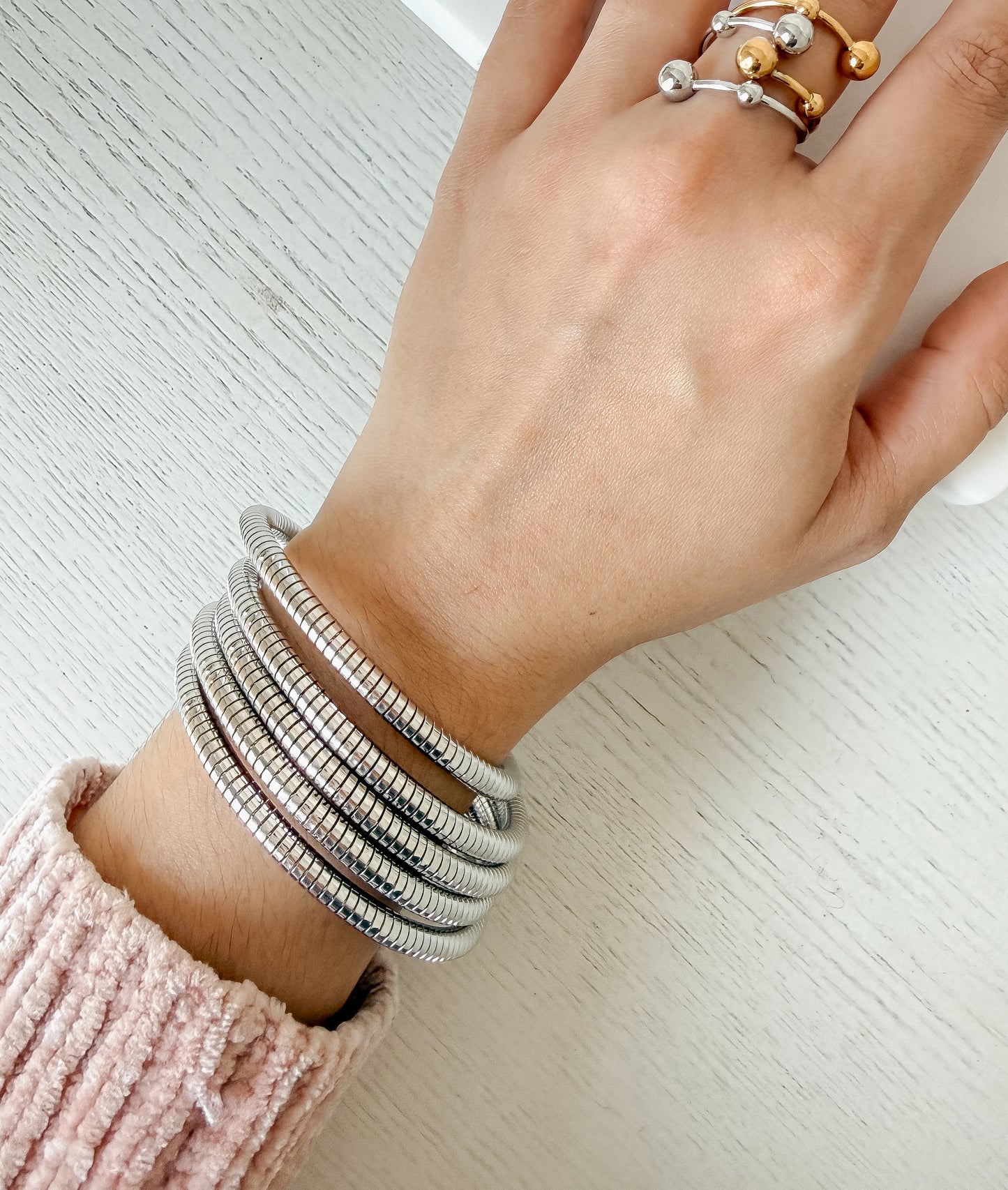 Brazalete en capas