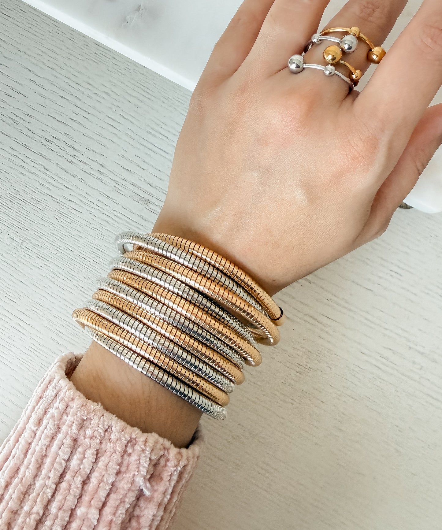Brazalete en capas