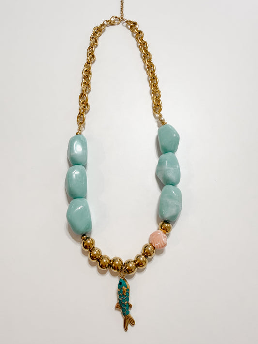 Collar Pez Turquesa