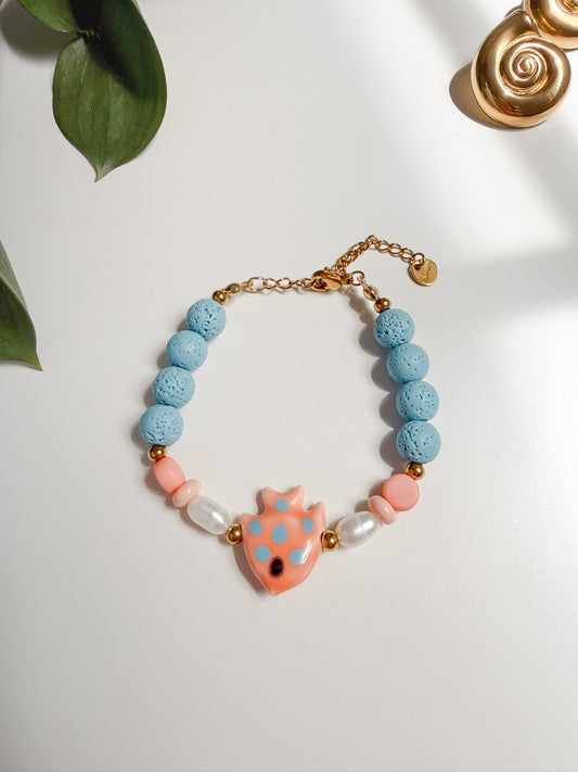 Pulsera hecha a mano ajustable de peces